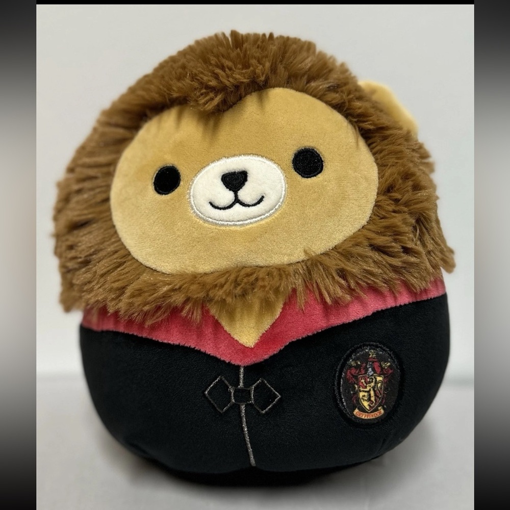 Harry Potter Gryffindor Lion Squishmallows in Hogwarts Robe Plush Stuffed 8” NEW